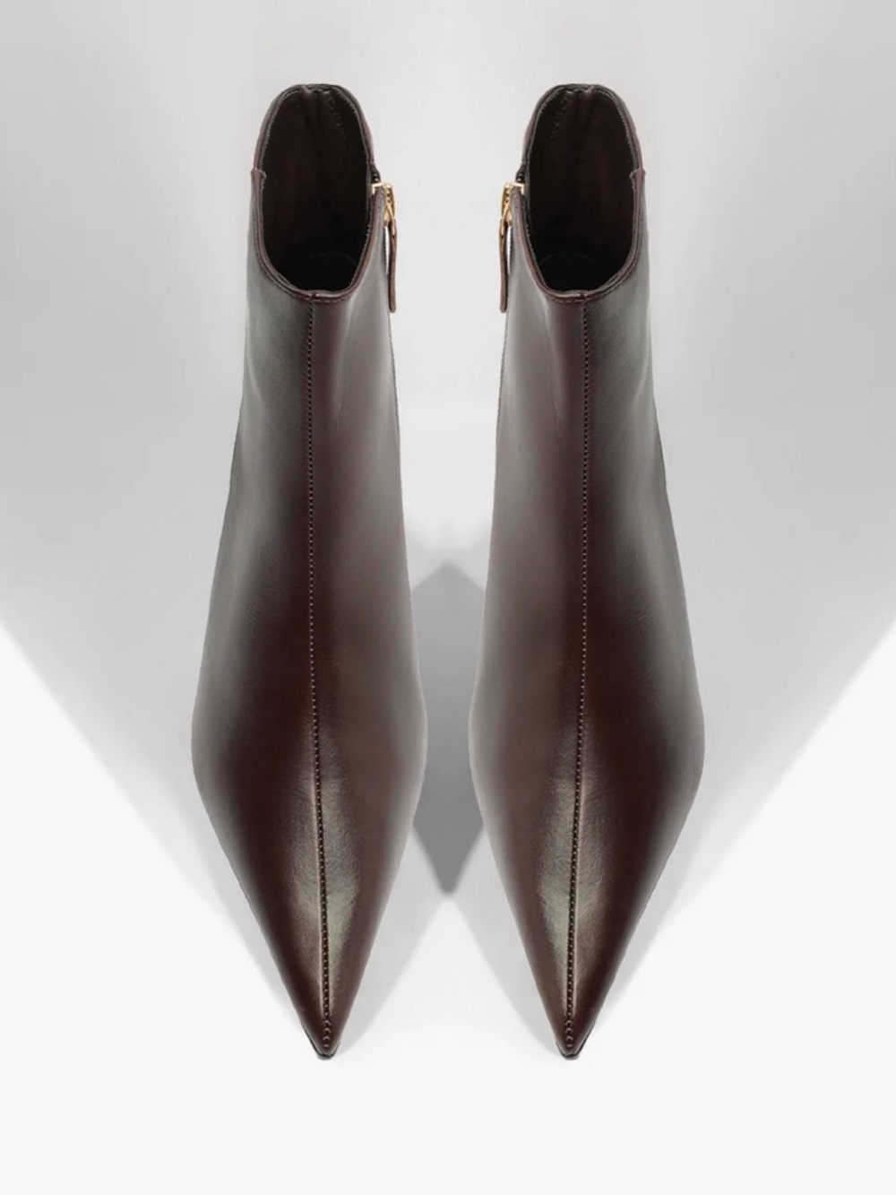 SCHUTZ Mikki Mid Bootie - Dark Chocolate - Picture 5 of 7